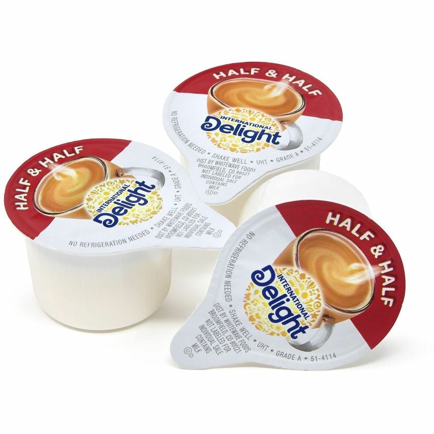 Green Rabbit Pre-Measured Mini-Cup Coffee Creamer - Half and Half Flavor - 0.02 lb (0.40 oz) - 192 / Carton