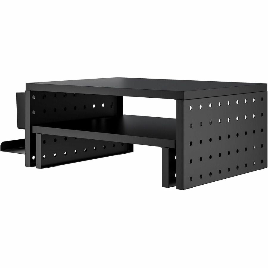 88 lb Load Capacity - 7" Height x 16" Width x 11.80" Depth - Black - For Monitor, Notebook, Accessories - Ergonomic, Flexible, Durable