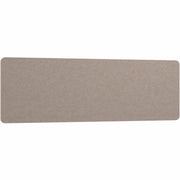 Bush Hustle Collection - 17" Height x 58" Width - Material: Fabric, Insulation Board - Finish: Beige - Large - For Cubicle, Desk, Workstation, Office, Picture, Decoration - 1 Each