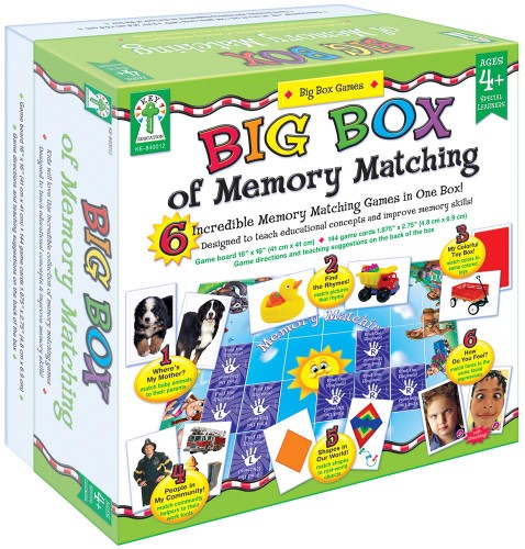 Key Education Big Box of Memory Matching Board Game