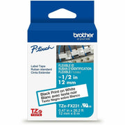 x 15/32" Width - White - Polyester - Water Resistant - Laminated - Durable, Abrasion Resistant, Chemical Resistant, Grease Resistant, Grime Resistant, Temperature Resistant, Fade Resistant, Split Backing, Easy Peel, Strong Adhesive - 1 Each