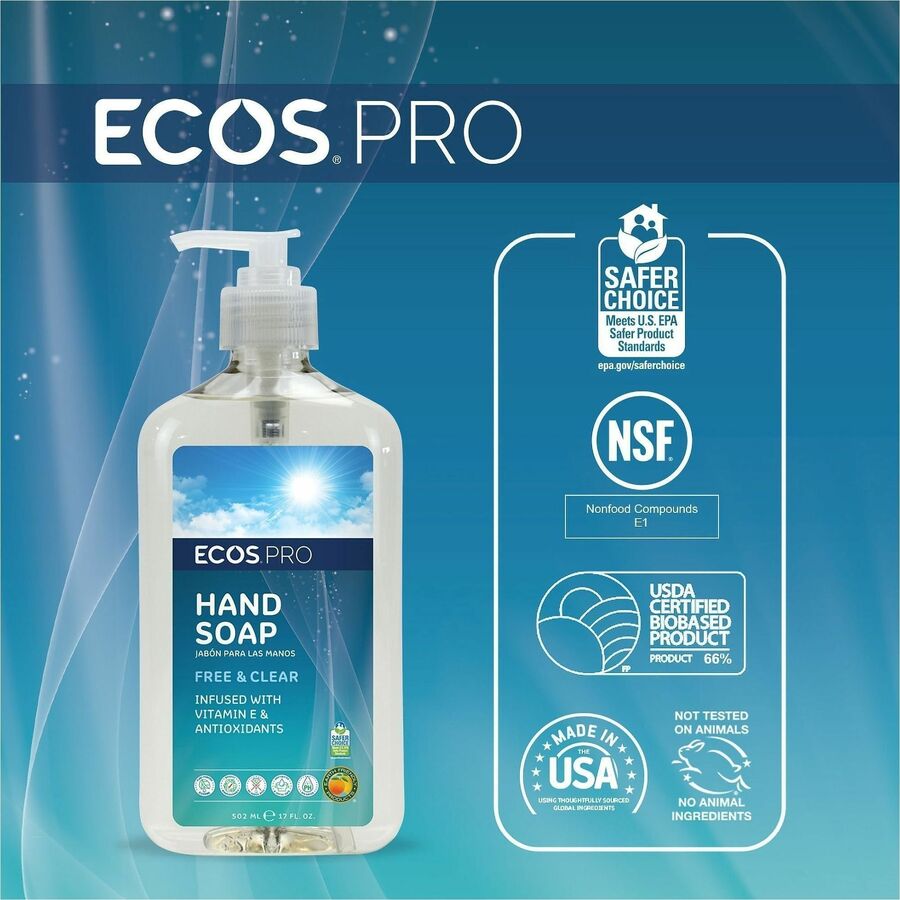 HANDSOAP;FREE&CLEAR;17OZ