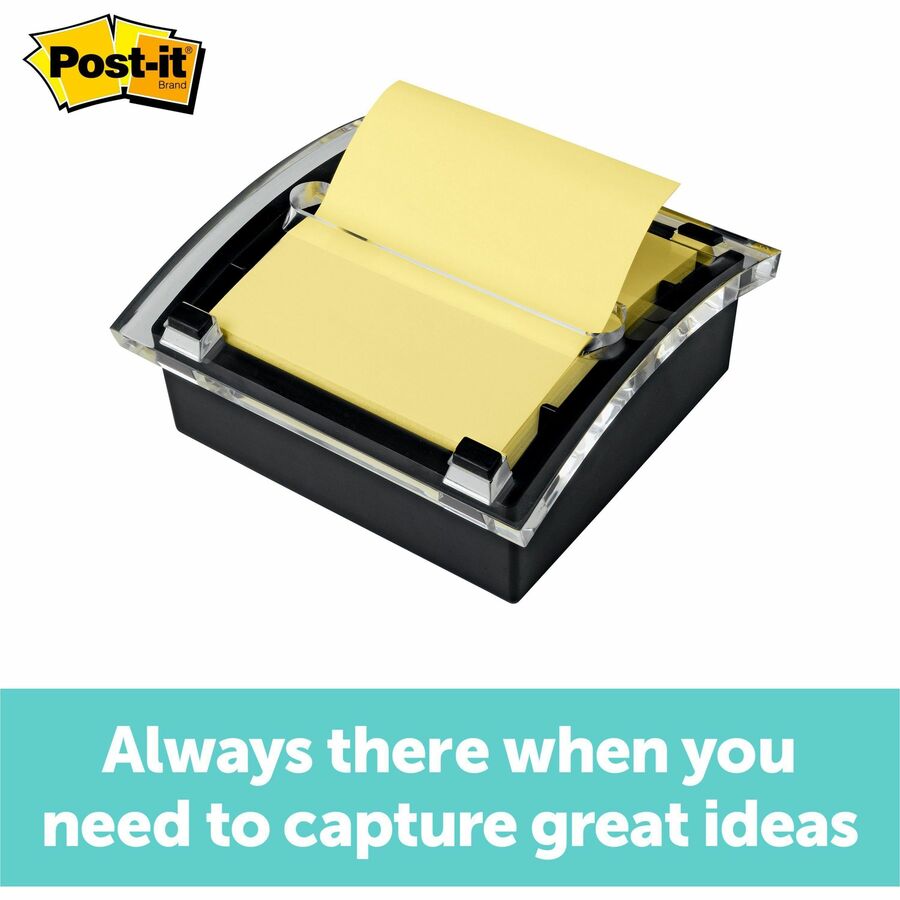 Post-it&reg; Pop-up Notes - 100 - 3" Flag/Note Width x 3" Flag/Note Length - Square - 100 Sheets per Pad - Unruled - Canary Yellow - Paper - Self-adhesive, Repositionable - 1 Pad