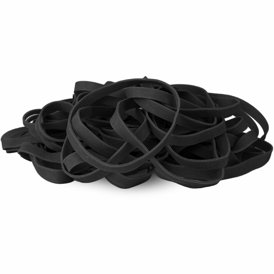Alliance Rubber Advantage Classic Black - Size: #64 - 3.5" Length x 0.3" Width - Stretchable, Reusable, Durable, Elastic, Strong - Rubber - Classic Black - 1 Box