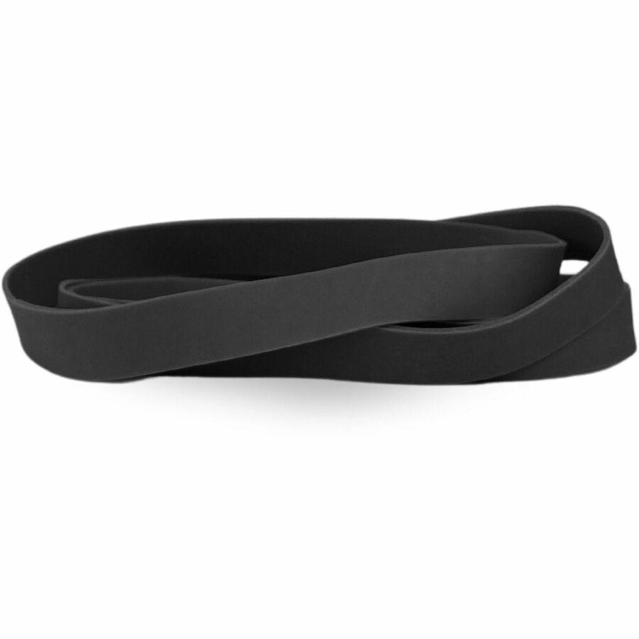 Alliance Rubber Advantage Classic Black - Size: #107 - 7" Length x 0.6" Width - Stretchable, Reusable, Durable, Elastic, Strong - Rubber - Classic Black - 1 Box
