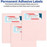 Avery&reg; Easy Peel Address Labels, 1-1/3" x 4" , 350 Labels (8162)