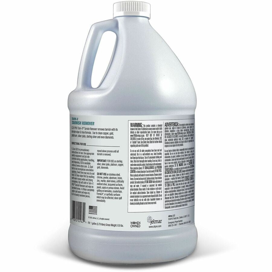 For Multipurpose, Multi Surface - 128 fl oz (4 quart) - 0.85 to 1.05 pH - Acidic Scent - Recommended For: Tarnish Remover - Residue-free, Non-flammable - Clear - 4 / Carton