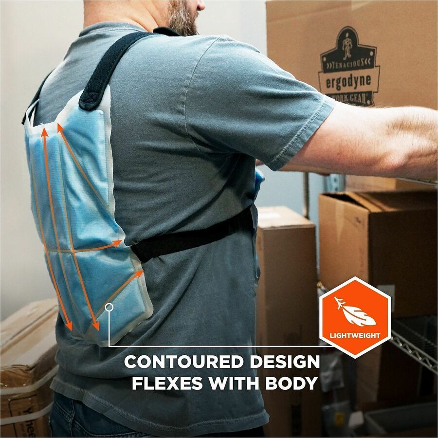 Ergodyne Chill-Its 6210 Phase Change Cooling Vest, Blue, Blue