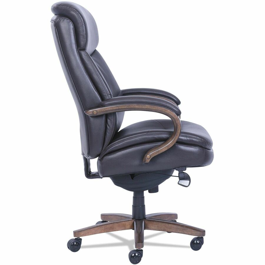 La-Z-Boy ComfortCore Chair - Brown Seat Color - Memory Foam Seat Material - Brown Back Color - Brown - Bonded Leather - Armrest - 1 Each