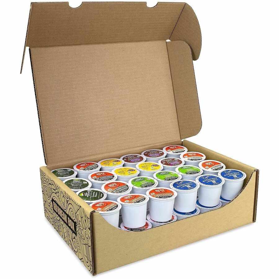 Compatible with Keurig K-Cup Brewer - K-Cup - Assorted - 1 / Carton