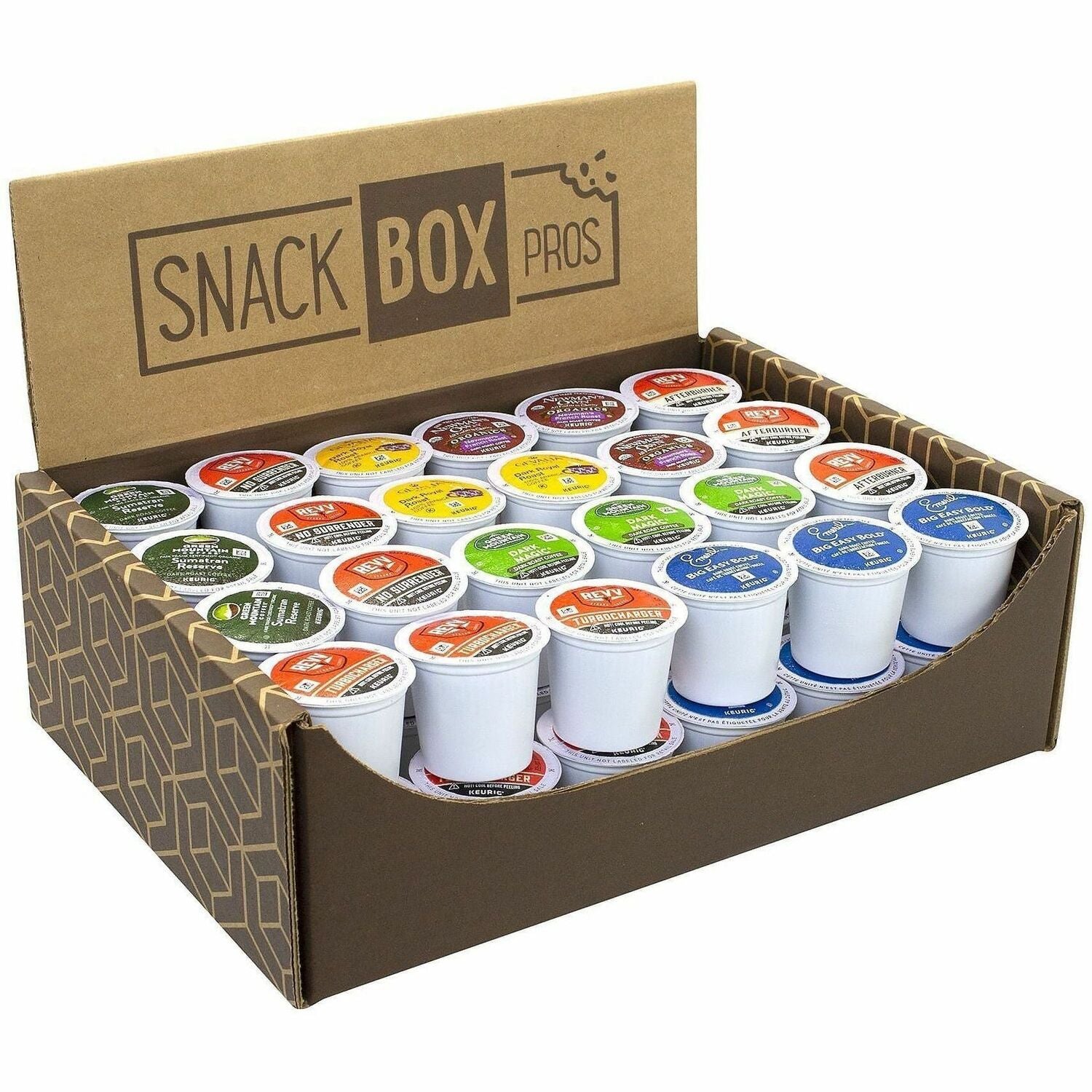 Compatible with Keurig K-Cup Brewer - K-Cup - Assorted - 1 / Carton
