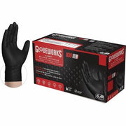 Gloveworks Powder-Free Industrial RDT Nitrile Gloves - 6 mil Thickness x 18.26" Glove Length - Grime, Dirt, Snag Protection - Polymer Coating - Extra Large Size - 10 Boxes/Case - 10 / Box