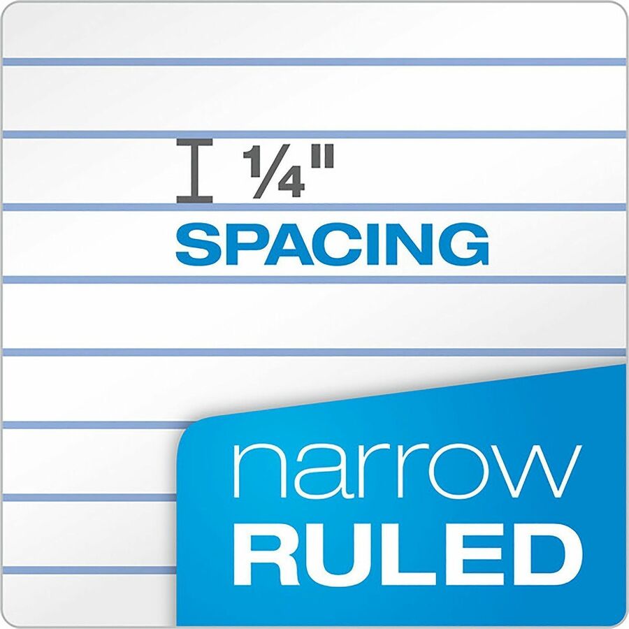 60 Sheets - Narrow Ruled Front Ruling - Red, Blue, Green Cover - Compact - 12 / Pack