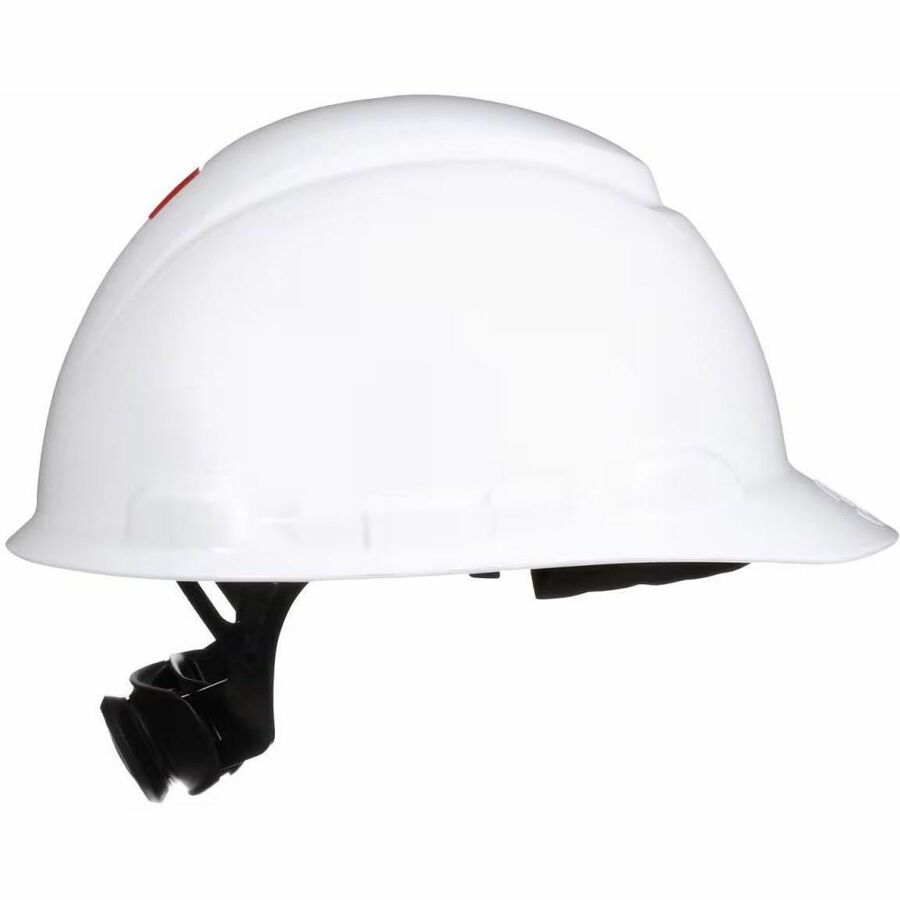 3M SecureFit H-700 Safety Cap - Head Protection - High-density Polyethylene (HDPE) - White - Ratchet, Uvicator Technology, Non-vented, Comfortable, Washable, Sweatband, Self Adjustable
