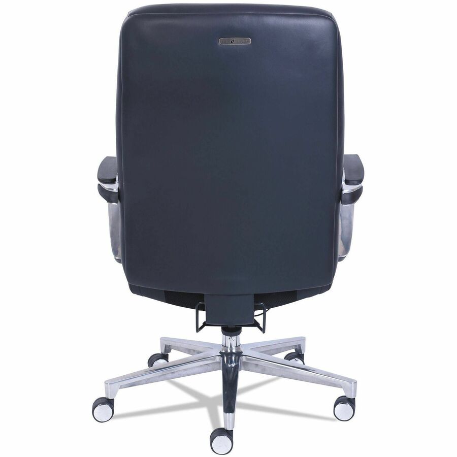 La-Z-Boy ComfortCore Chair - Black Seat Color - Gel, Memory Foam Seat Material - High Back - 5-star Base - Black - Bonded Leather - 1 Each