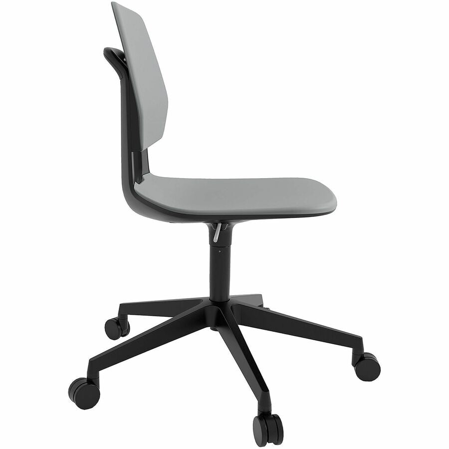 Gray Seat Color - Gray Back Color - 5-star Base - Gray, Black - 1 Each