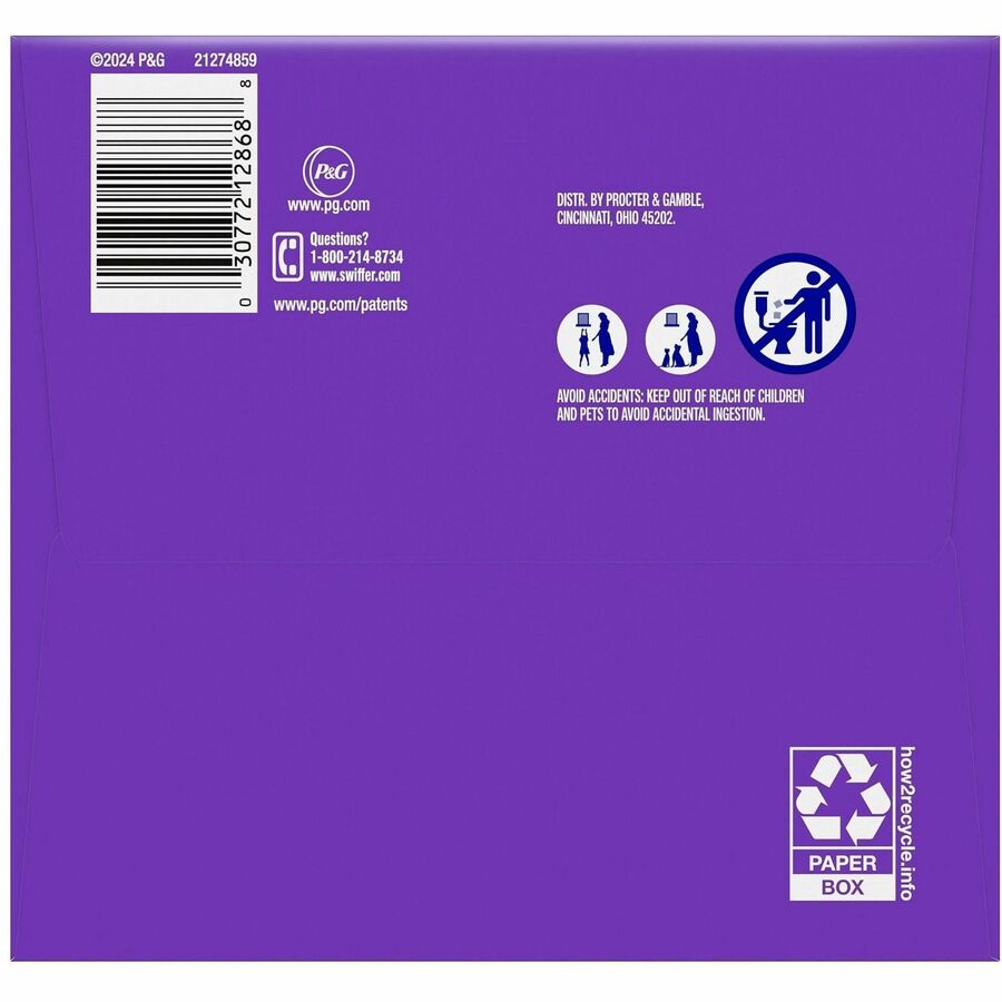 Swiffer Powermop Mopping Pads - Purple - 11 / Box