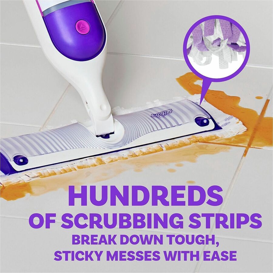 Swiffer Powermop Mopping Pads - Purple - 11 / Box