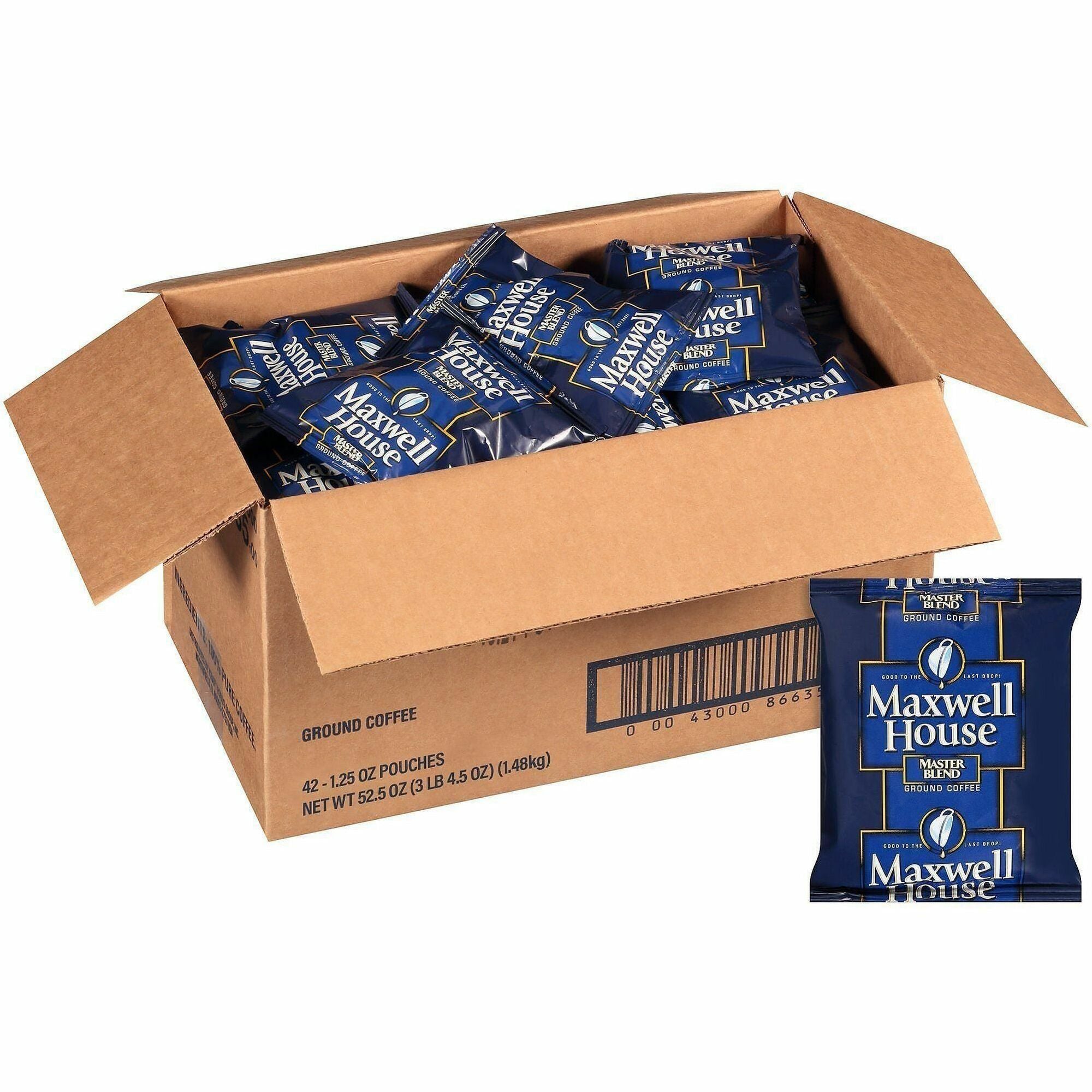 Ground, Fraction Pack - Master Blend - 42 / Carton