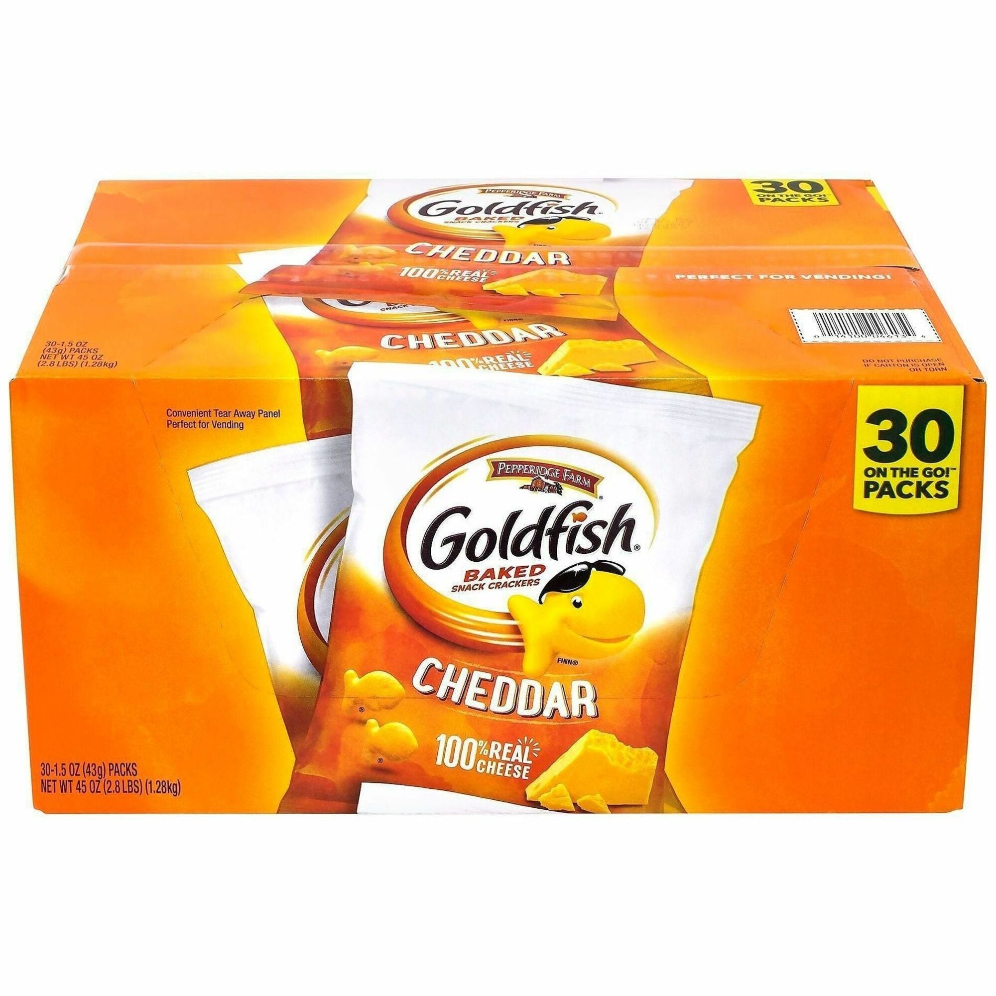 Trans Fat Free - Cheddar - 1 - 1.50 oz - 30 / Carton