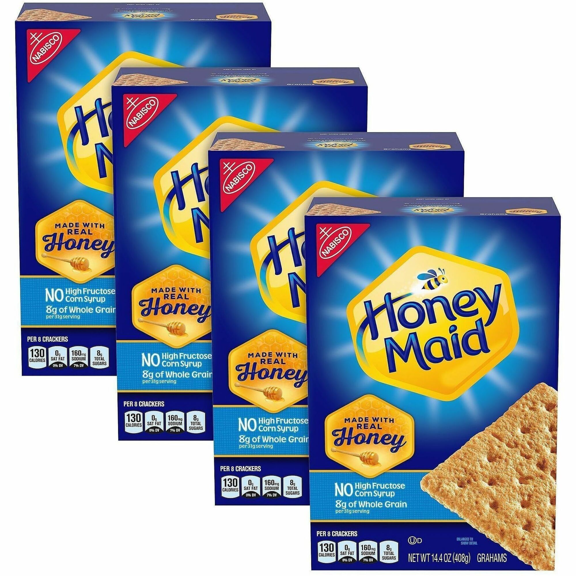 Cholesterol-free, No High Fructose Corn Syrup - Honey - 4 / Carton
