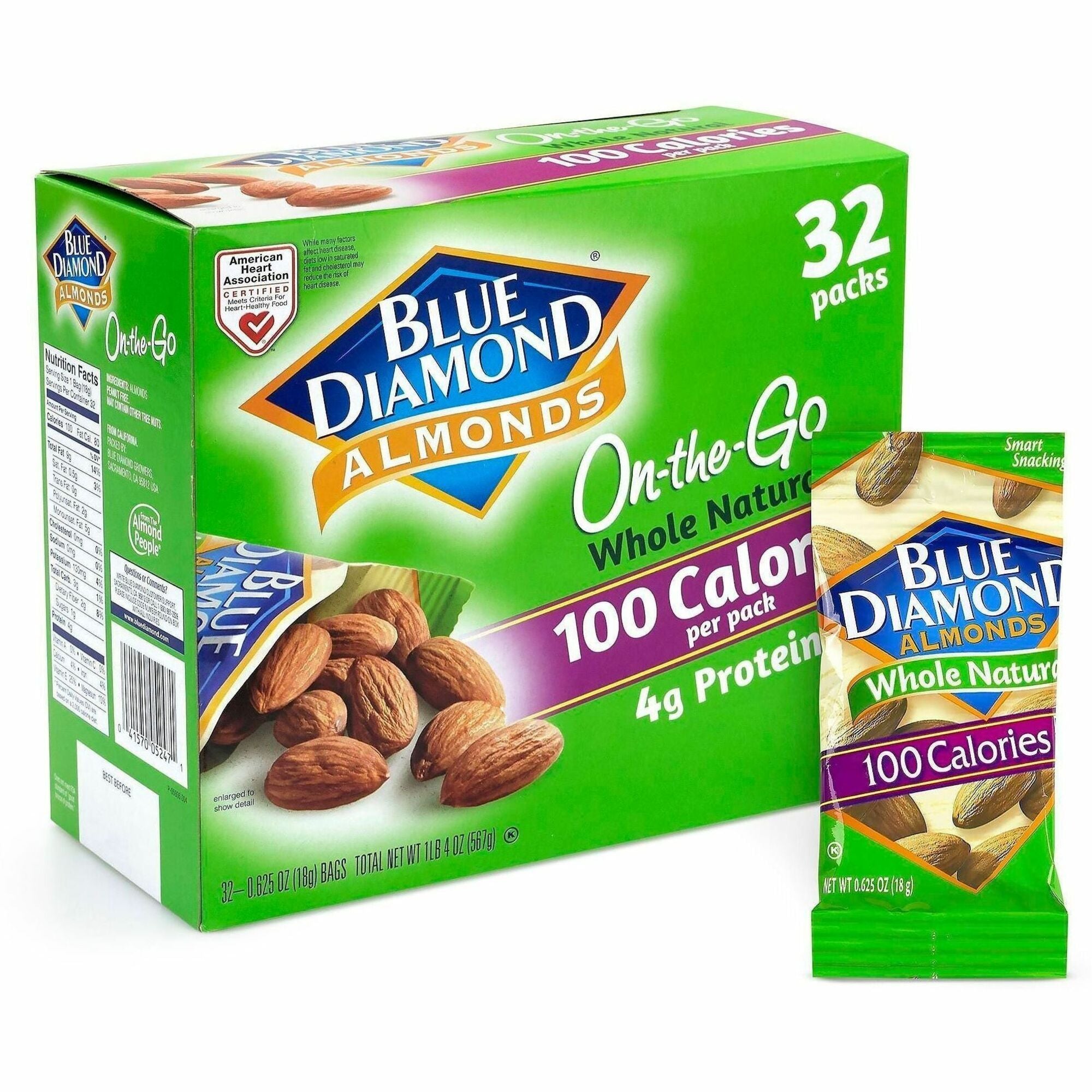 Low Calorie - Almond - 0.63 oz - 32 / Carton