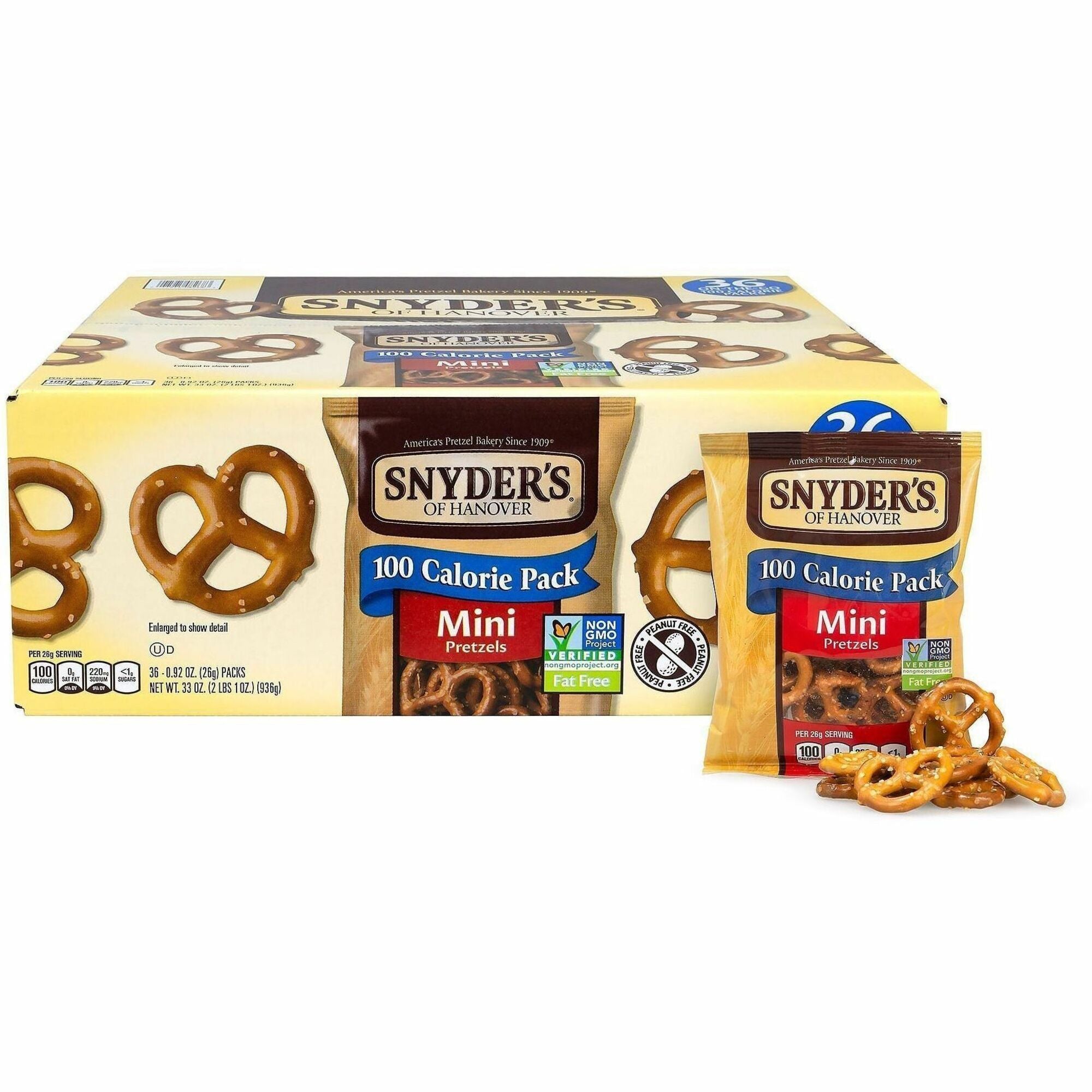 Low Calorie, Individually Wrapped - Crunchy - 0.92 oz Bag - 30 / Carton