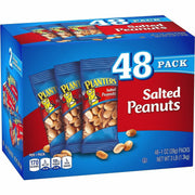 Green Rabbit Planters Roasted Peanuts Snack Packs - Cholesterol-free - Salted Peanut - 1 oz - 48 / Carton