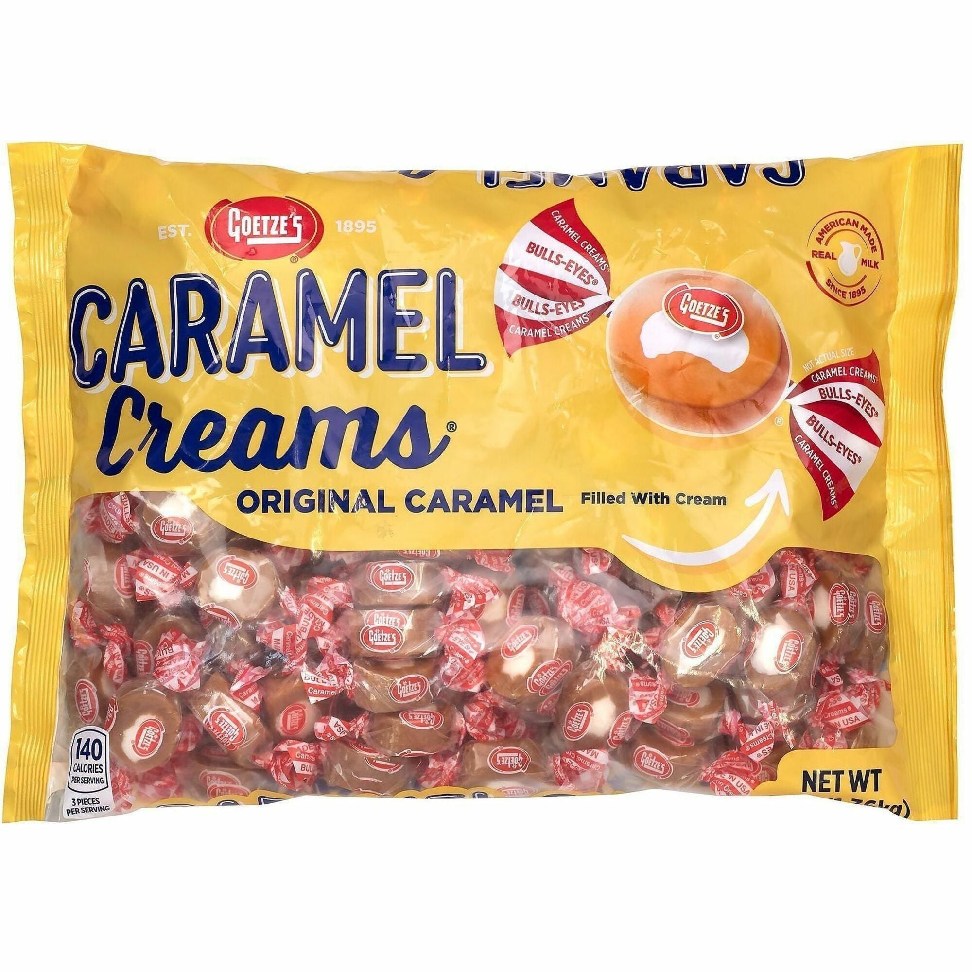 Caramel - Individually Wrapped - 3 lb - 1 Carton