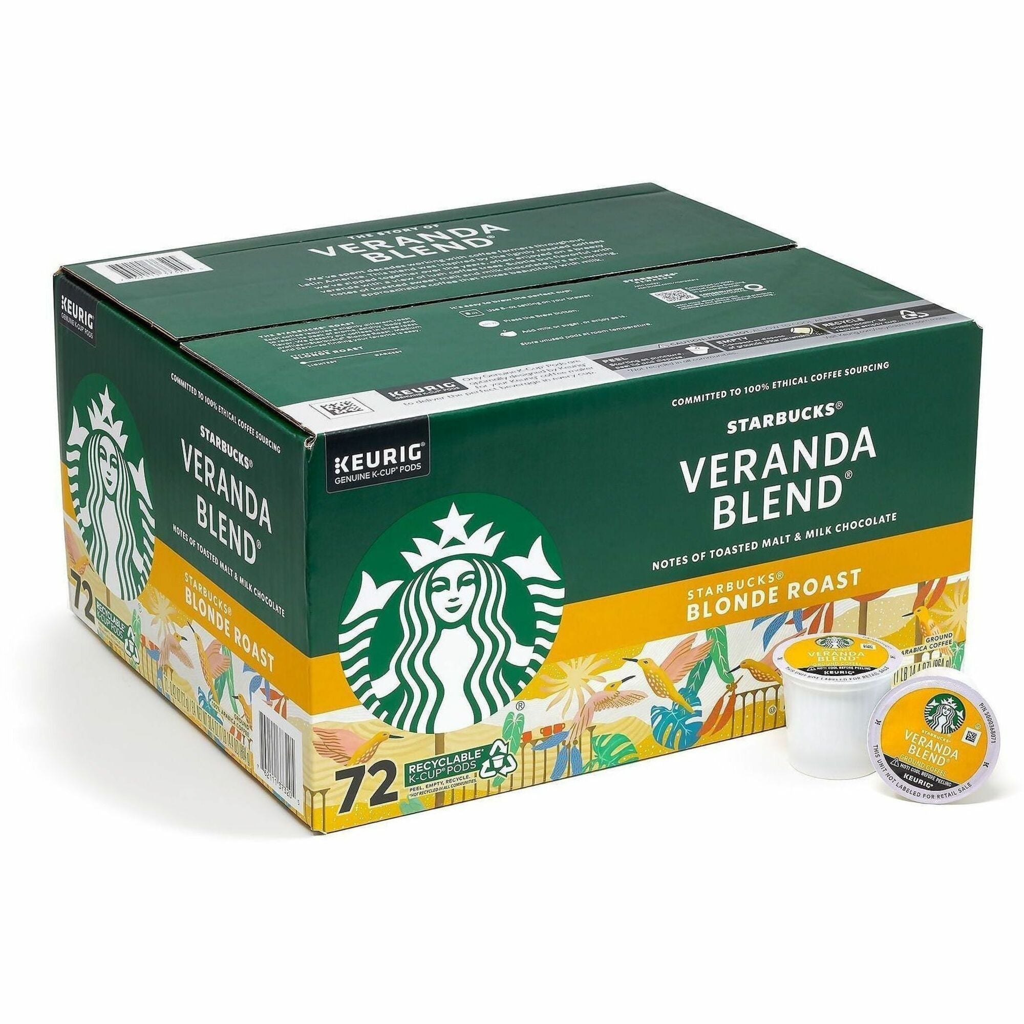 Blonde/Light - K-Cup, Pod - Veranda Blend - 72 / Carton