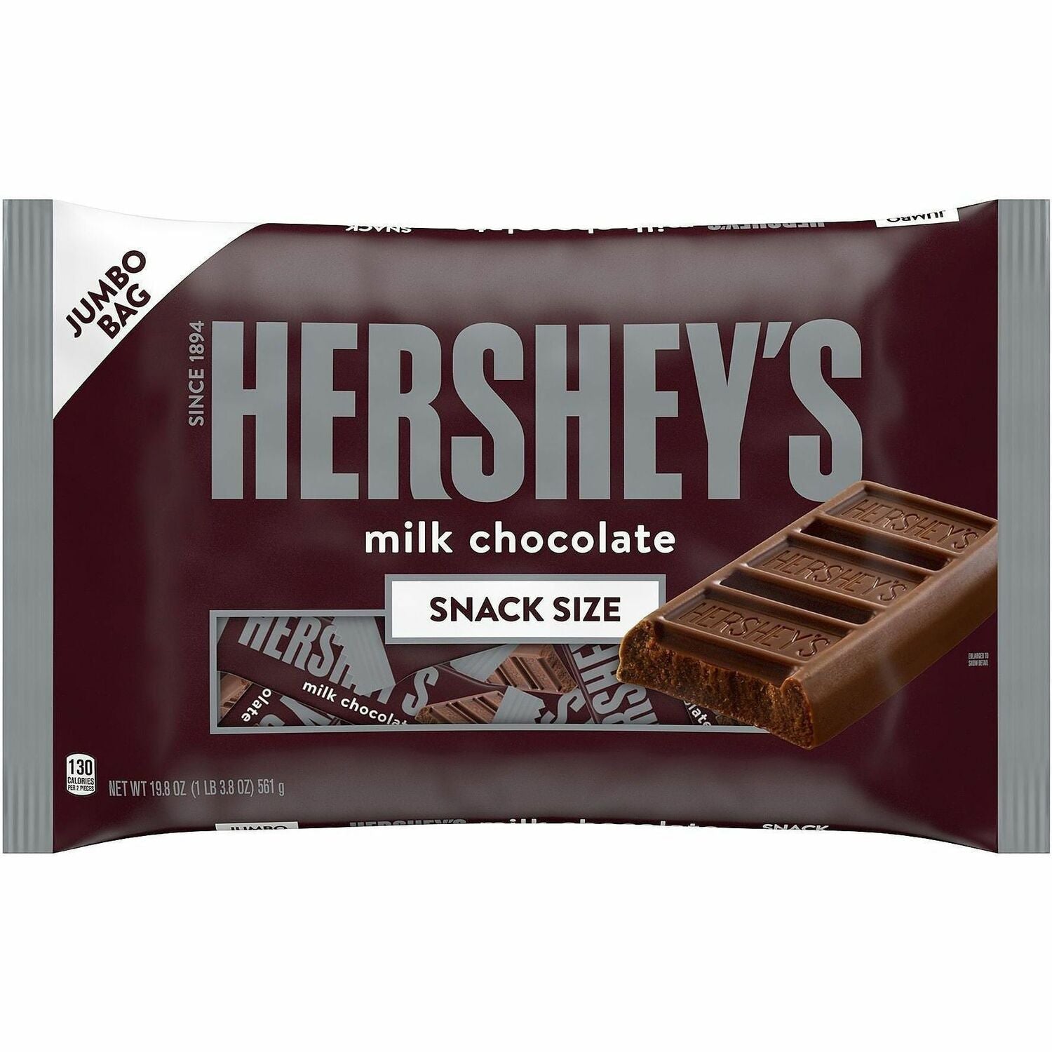 Milk Chocolate - Individually Wrapped - 1.24 lb - 1 Carton