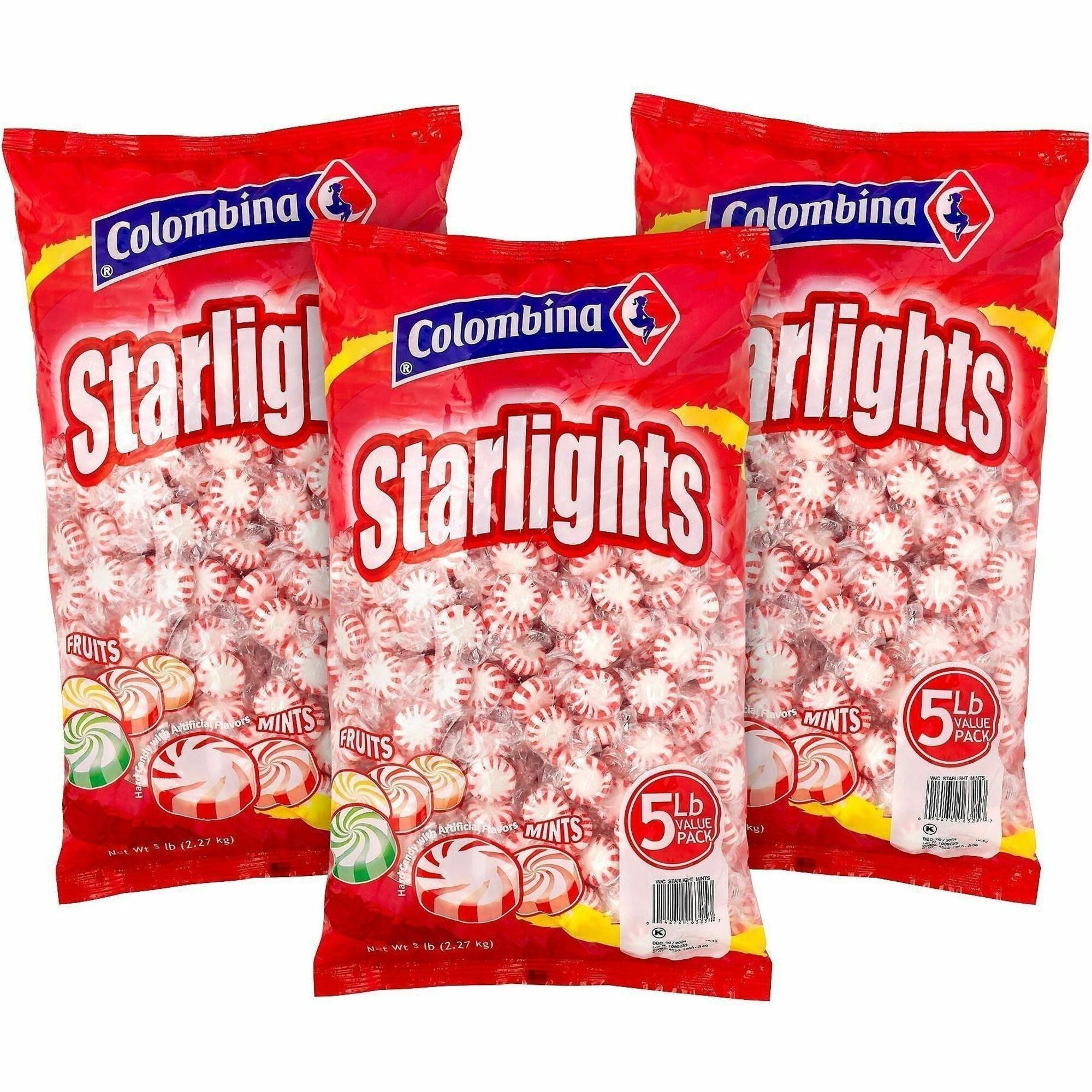 Peppermint - Individually Wrapped - 100 Pieces/Bag - 3 / Carton