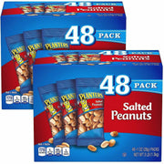 Green Rabbit Planters Salted Peanuts, Salted & Crunchy, 1 oz Packs, 48 Bags per Carton, 2 Cartons