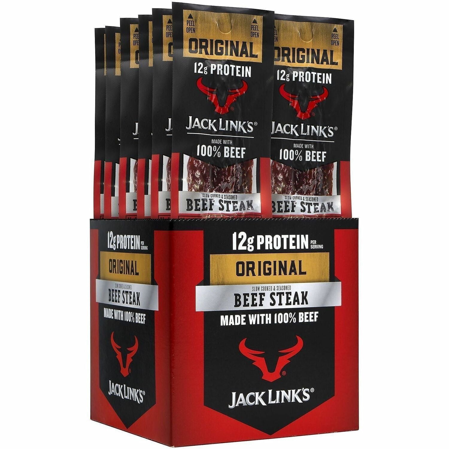 Individually Wrapped - Beef, Original - 1 oz - 12 / Carton