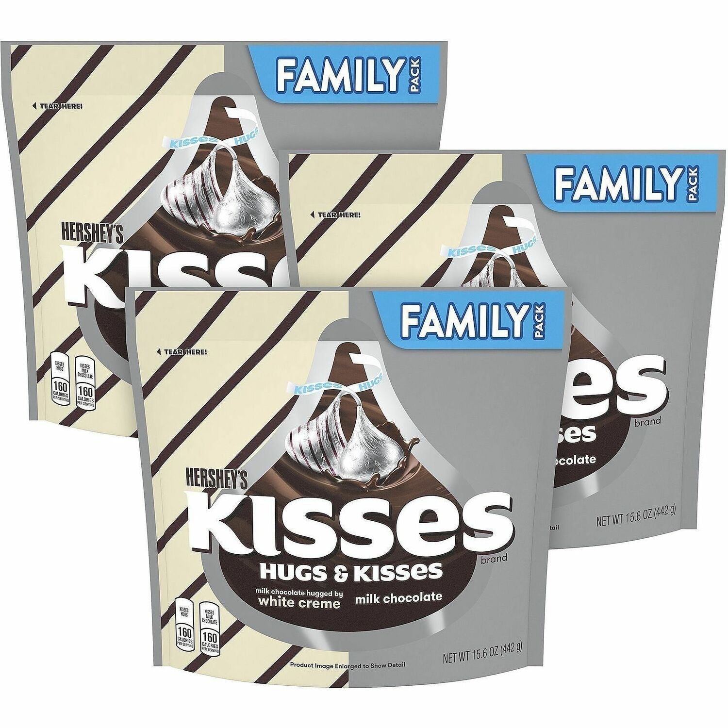 Milk Chocolate - Individually Wrapped - 15.60 oz - 3 / Carton