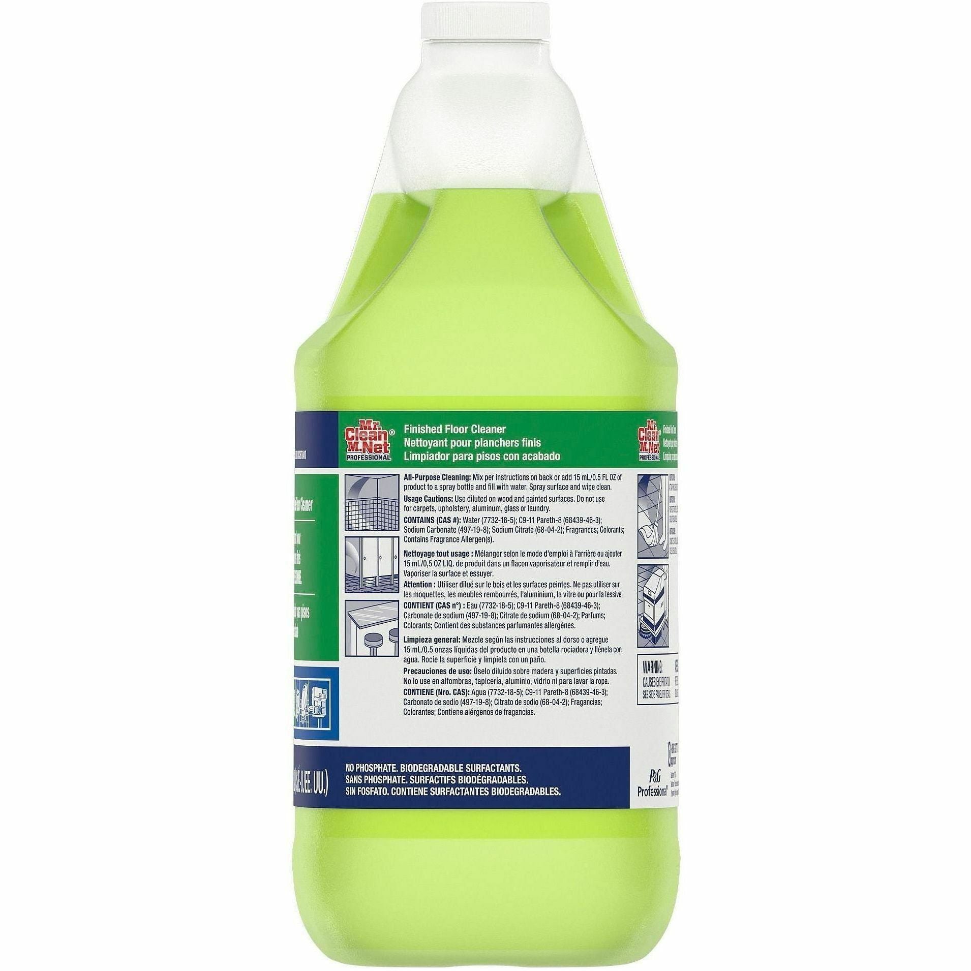 Multipurpose Cleaner Concentrate, Removes Grease, Dirt & Grime, Rinse-Free, Fresh Lemon Scent, 128 fl oz (1 gal)