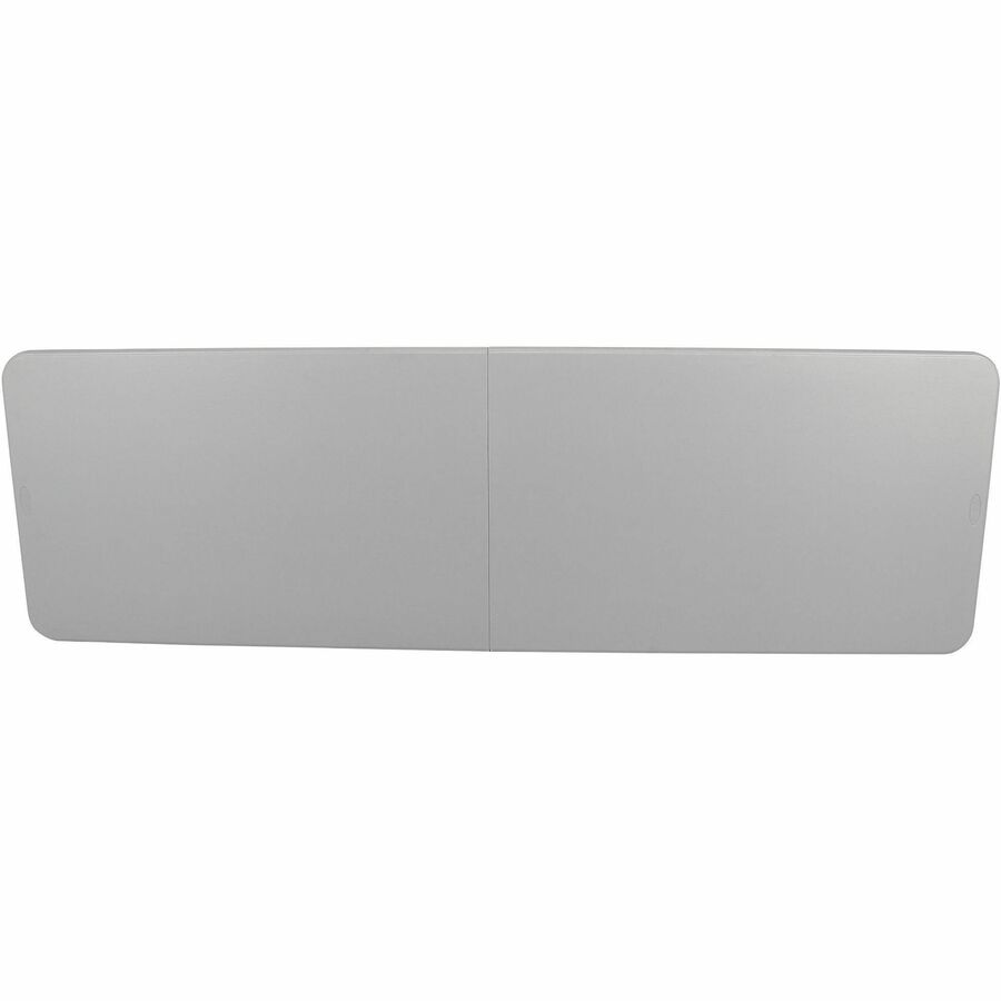 National Public Seating Industrial Fold-in-Half Table, Speckled Gray, Rectangle, 96" x 30" x 1.70", Four Leg Steel Base, 700 lb Capacity, 29.20" Height, 1 Each