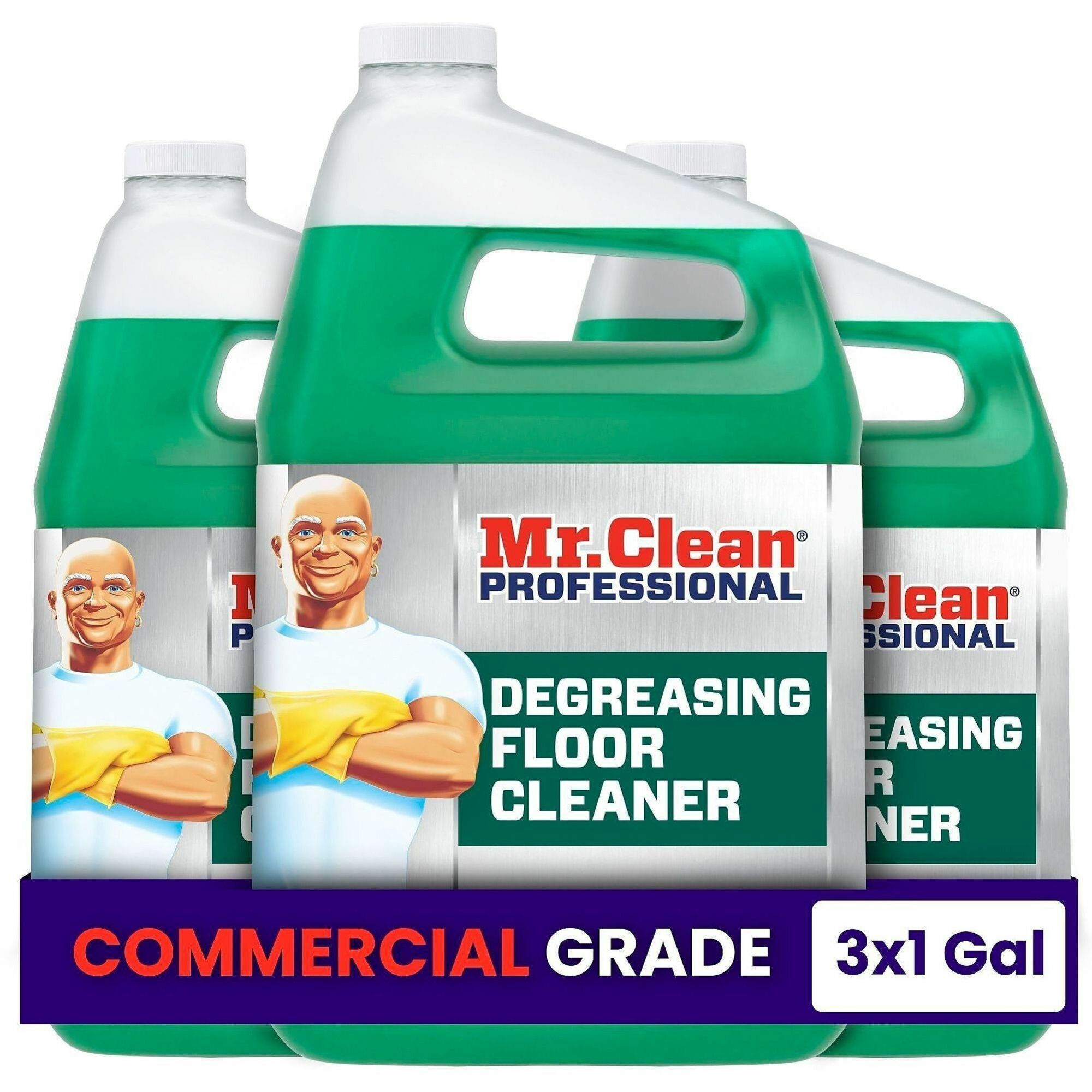 For Multi Surface, Commercial, Kitchen - Concentrate - 128 fl oz (4 quart) - Recommended For: Oil Remover, Grease Remover, Odor Remover - Green - 3 / Carton