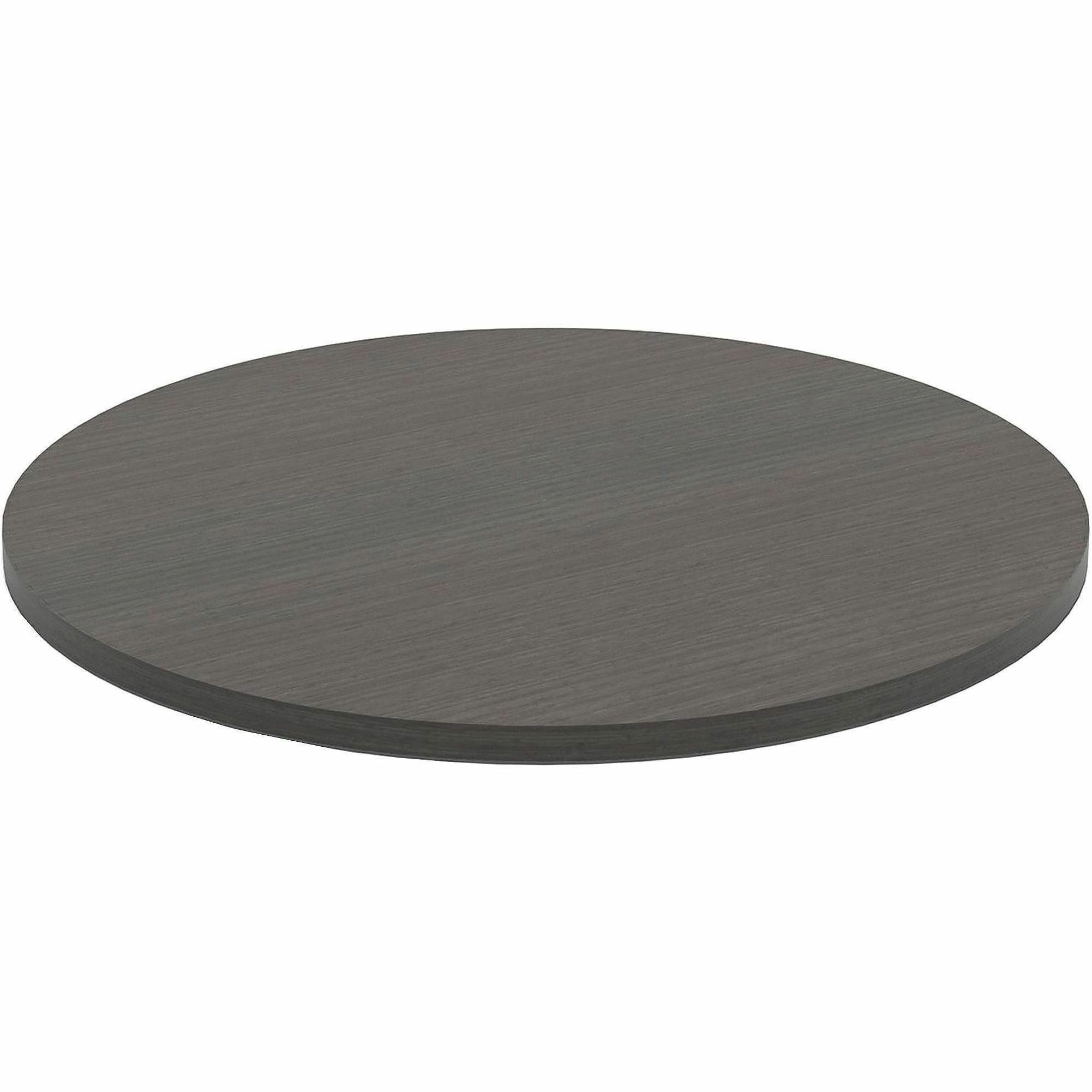 Safco Jurni Cafe Table with Round Top - Round Top - Textured, Powder Coated Base - 36" Table Top Diameter - 29" Height - Cafeteria, Breakroom - Assembly Required - Asian Night - Laminate Top Material - 1 Each