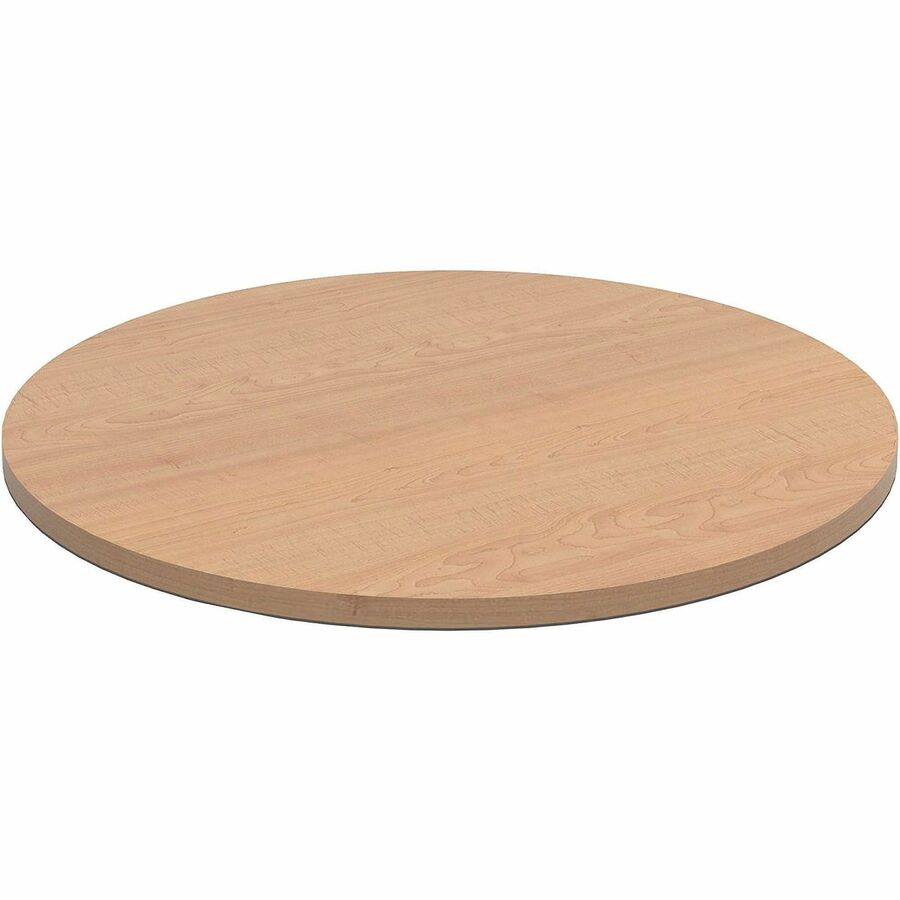 Safco Jurni Cafe Table with Round Top - Round Top - Textured, Powder Coated Base - 36" Table Top Diameter - 29" Height - Cafeteria, Breakroom - Assembly Required - Fusion Maple - Laminate Top Material - 1 Each