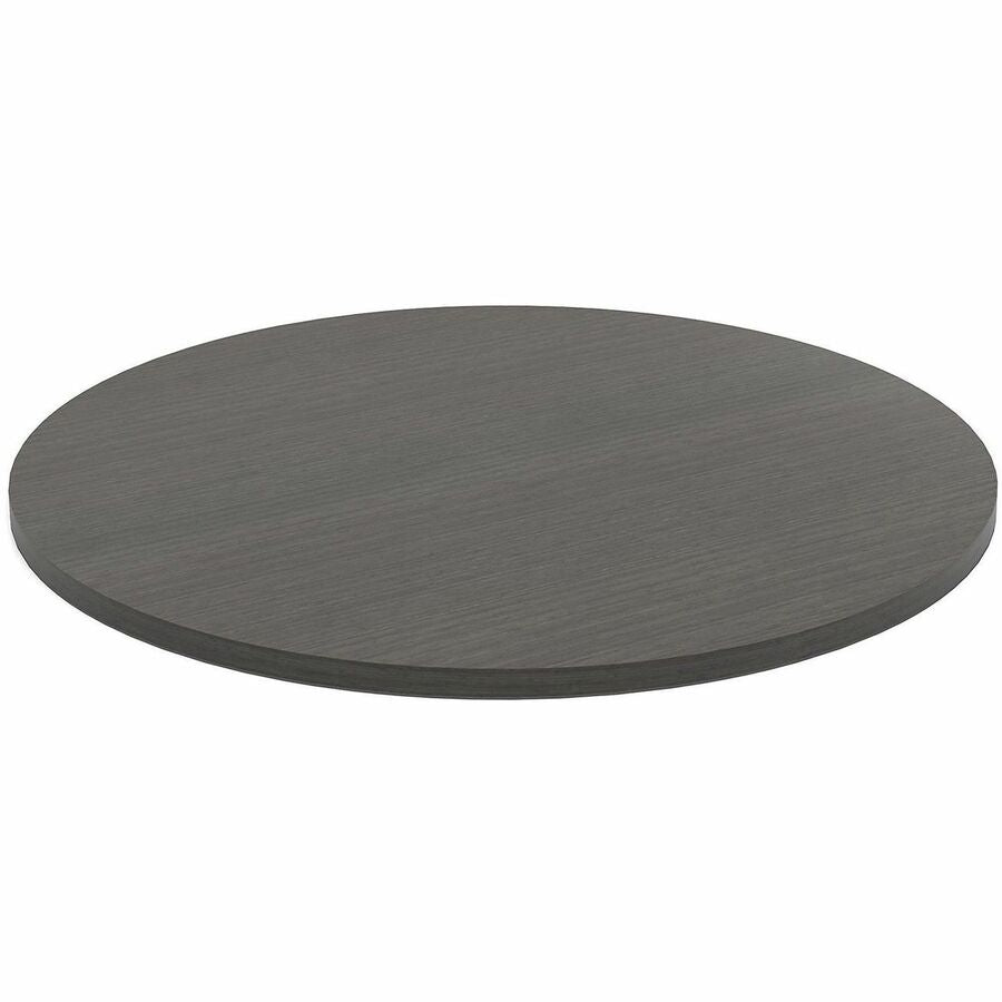 Safco Jurni Cafe Table with Round Top - Round Top - Textured, Powder Coated Base - 42" Table Top Diameter - 29" Height - Cafeteria, Breakroom - Assembly Required - Asian Night - Laminate Top Material - 1 Each