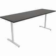 Safco Jurni Multi-Purpose Table with T-Leg & Glides, 72" x 24", Laminate Top, Asian Night Finish, 1 Each