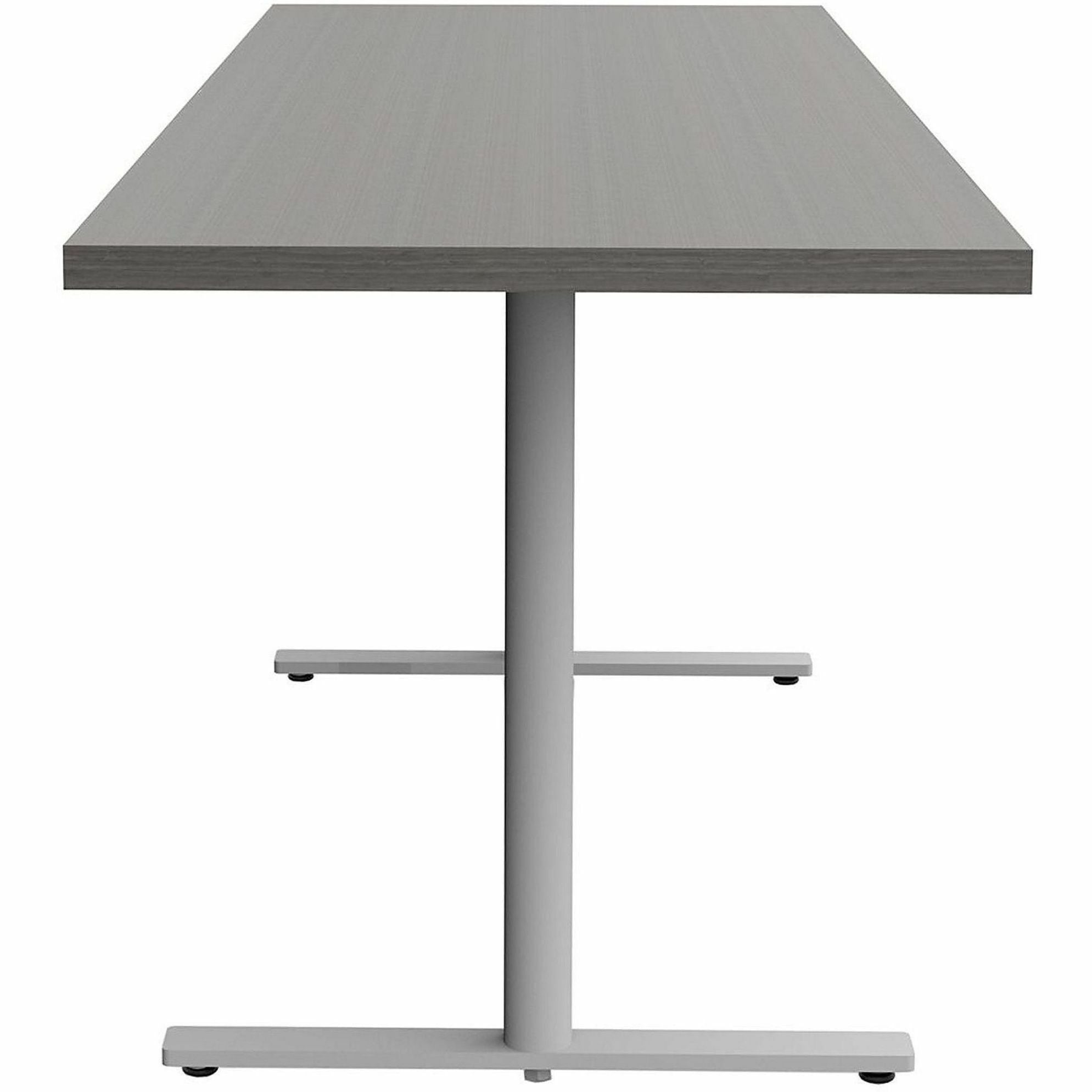 Safco Jurni Multi-Purpose Table with T-Leg & Glides, 72" x 24", Laminate Top, Asian Night Finish, 1 Each