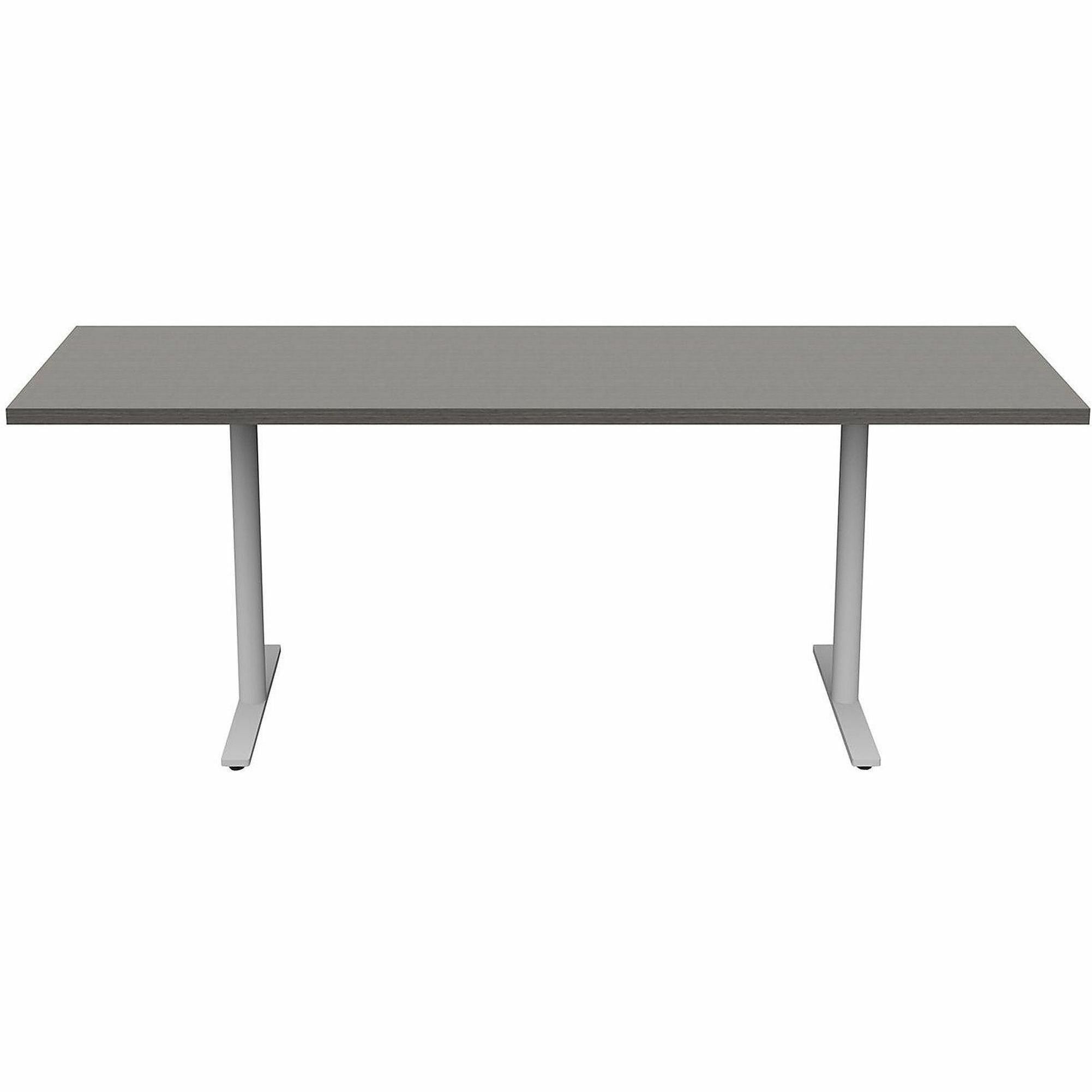 Safco Jurni Multi-Purpose Table with T-Leg & Glides, 72" x 24", Laminate Top, Asian Night Finish, 1 Each