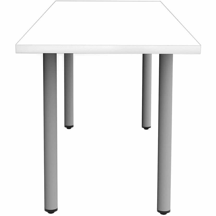 Safco Jurni Multi-Purpose Table with Post Leg & Glides, Designer White, Laminate Top, 72"W x 24"D x 29"H, 1 Each