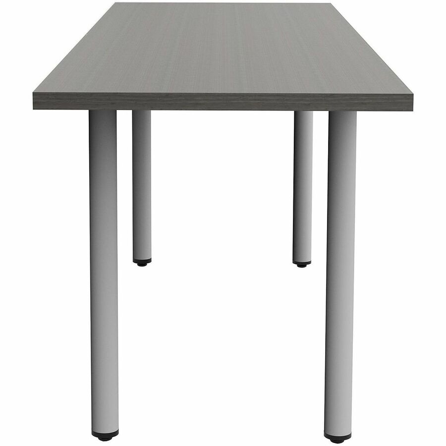 Safco Jurni Multi-Purpose Table with Post Leg & Glides, Laminate Top, 72" W x 24" D x 29" H, Asian Night Finish, 1 Each