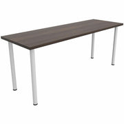 Safco Jurni Multi-Purpose Table with Post Leg & Glides, 72" x 24" Laminated Top, Columbian Walnut, 29" Height, 1 Each