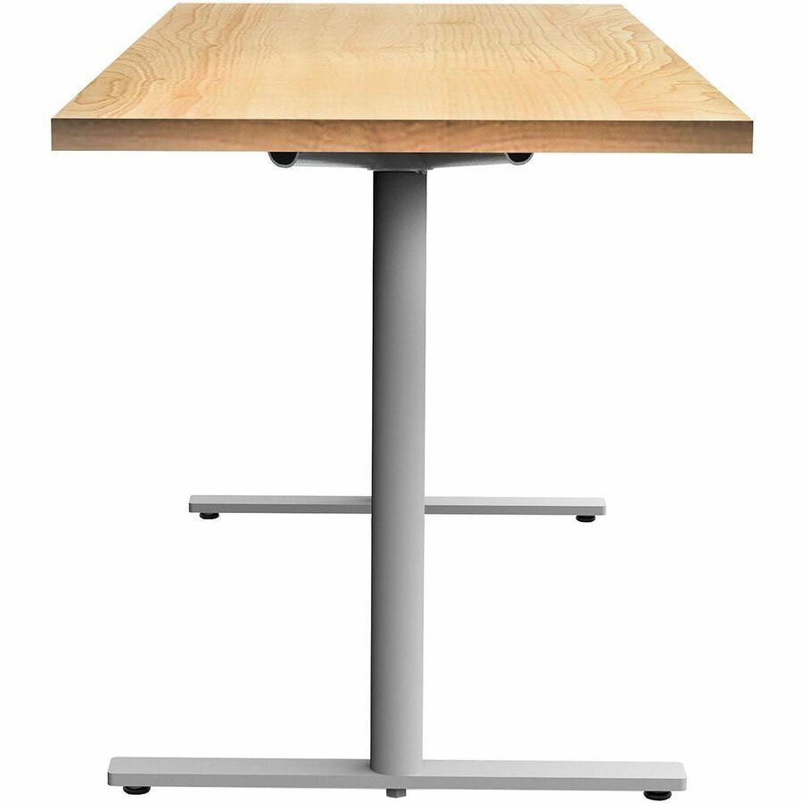 Safco Jurni Multi-Purpose Table with T-Leg & Glides, 72" x 24" Laminate Top, Fusion Maple, 29" Height, 1 Each