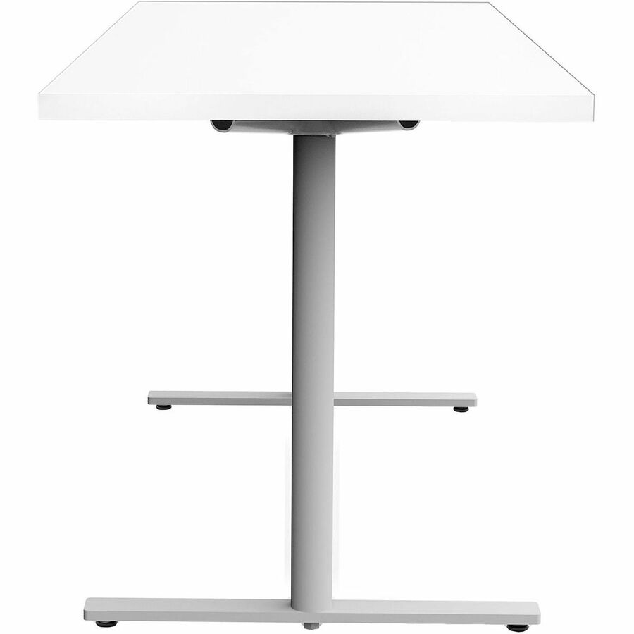 Safco Jurni Multi-Purpose Table with T-Leg & Glides, 72" x 24" Laminate Top, Designer White, 29" Height, 1 Each