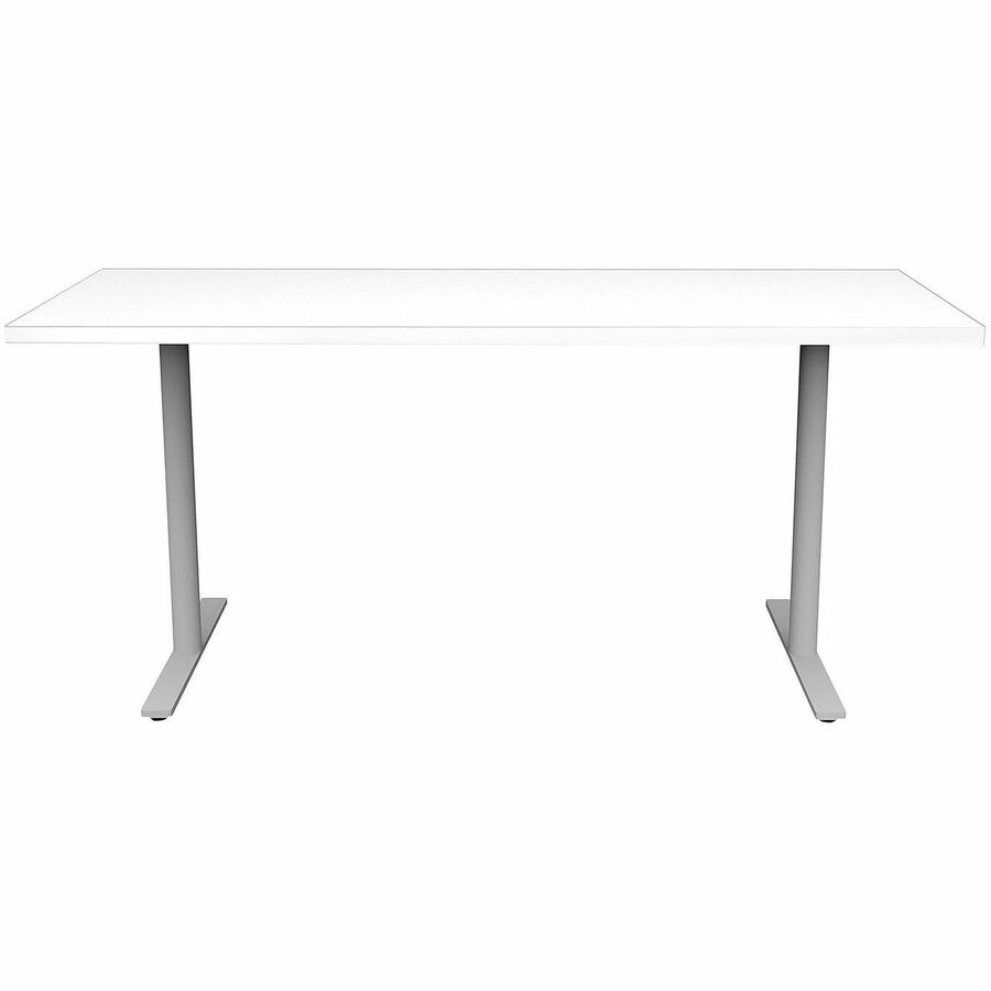 Safco Jurni Multi-Purpose Table with T-Leg & Glides, 72" x 24" Laminate Top, Designer White, 29" Height, 1 Each